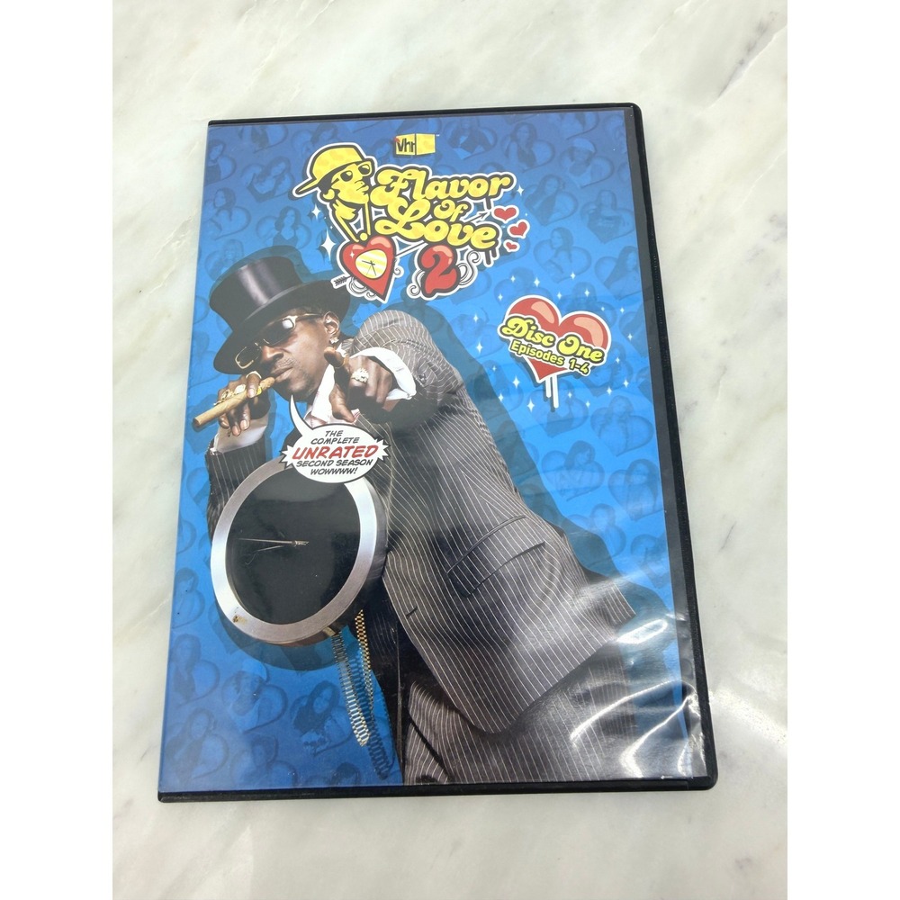 Flavor of Love Season 2 Disc One DVD Unrated VH1 Reality TV Episodes 1-4 2006